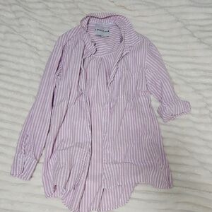 Lola & Ivy Pink Striped Shirt